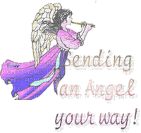 Sending an Angel your way! - Free animated GIF