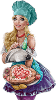 Woman. Cake. Cook. Birthday. Leila - δωρεάν png