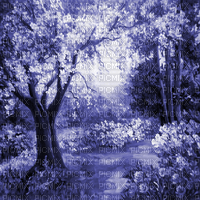 Y.A.M._Landscape background blue - 免费PNG