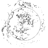 светлая луна - Безплатен анимиран GIF