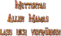 Muttertag - Бесплатный анимированный гифка