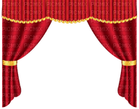 Kaz_Creations Deco Curtains Red - 免费PNG