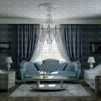 Blue Living Room - bezmaksas png