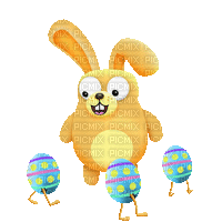 Easter Bunny - Nemokamas animacinis gif