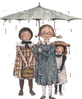 child in rain bp - Ingyenes animált GIF