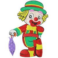Kaz_Creations Cartoon Baby Clown Circus - kostenlos png