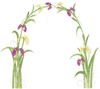 Kaz_Creations Deco Floral Arch - nemokama png
