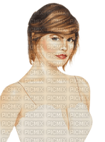 dolceluna vintage pinup woman portrait - PNG gratuit