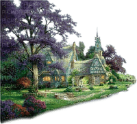 cottage background house - png grátis