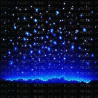 fond background night nuit blue sparkles sterne stars etoiles gif - GIF animado gratis