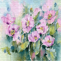 kikkapink texture spring flowers pastel background - Бесплатный анимированный гифка