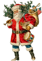 Père Noël_Santa Claus_Christmas_Noël_Blue DREAM 70 - png grátis