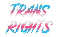 trans rights - Zdarma animovaný GIF