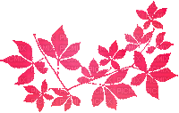 soave deco animated autumn branch liaves pink - Free animated GIF