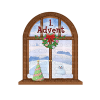 1. Advent Fenster - gratis png
