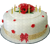 Birthday Cake - GIF animado grátis