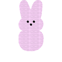 Pastel Easter Bunny - Gratis animerad GIF
