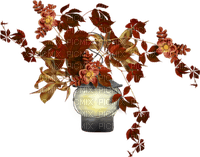 autumn flowers vase sunshine3 - 免费PNG