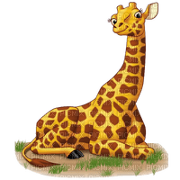 Kaz_Creations Cute Cartoon Giraffe - PNG gratuit