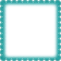 marco turquesa transparente  dubravka4 - png gratuito