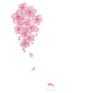 pink flowers deco - 無料png