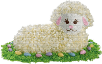 Kaz_Creations Easter Deco Sheep - PNG gratuit