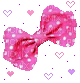 Pink bow - GIF animé gratuit