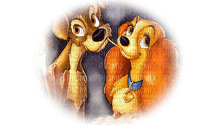 Kaz_Creations Cartoons Cartoon Lady and the Tramp - δωρεάν png