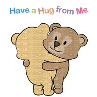 teddy bear fun sweet  kawaii text hug