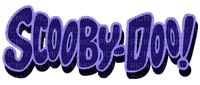 scooby doo text blue - kostenlos png