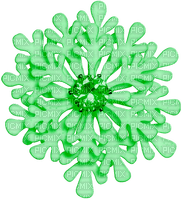 Snowflake.Green - gratis png