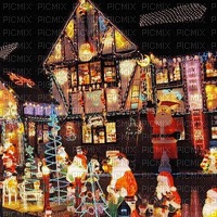 Christmas Lights Display - gratis png