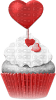 soave deco valentine cup cake heart - kostenlos png
