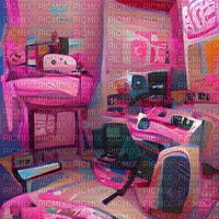 Pink Gamer Room - png ฟรี