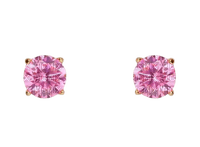 Earrings Pink - By StormGalaxy05 - gratis png
