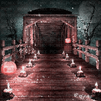 soave background animated halloween bridge - GIF เคลื่อนไหวฟรี
