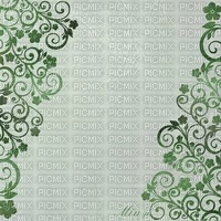 bg-green-floral - ücretsiz png