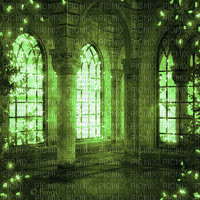 Y.A.M._Fantasy tales background green - 無料のアニメーション GIF