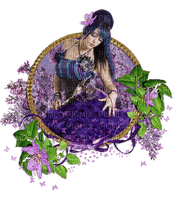 loly33 FEMME LILAS - 免费PNG