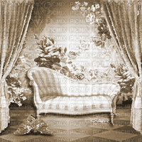 soave background animated vintage room sepia - Gratis geanimeerde GIF