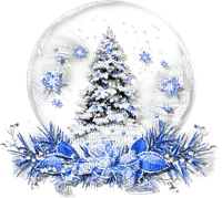 soave deco winter christmas globe snowglobe tree - фрее пнг