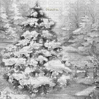 Y.A.M._New year Christmas background black-white - GIF animate gratis