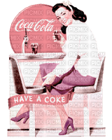 Vintage advertising Coca Cola - gratis png