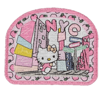 hello kitty nyc patch - PNG gratuit