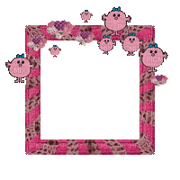 Small Pink Frame - GIF animasi gratis
