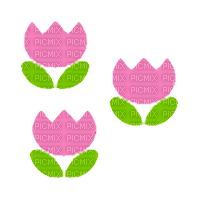 My Sweet Memories pink tulips - gratis png