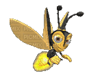 Firefly.Luciole.Bug.Bee.Abeille.spring.printemps.Victoriabea - GIF animado gratis