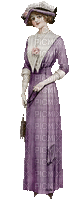 femme,retro,purple,Ledi vintage gif,Pelageya - Darmowy animowany GIF