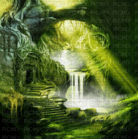 Rena green Background Hntergrund Fantasy - Free PNG