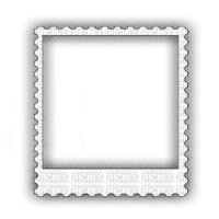 Stamp Frame paper white - nemokama png